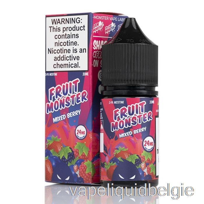 Vape België Gemengde Bessen - Fruitmonsterzouten - 30ml 48mg